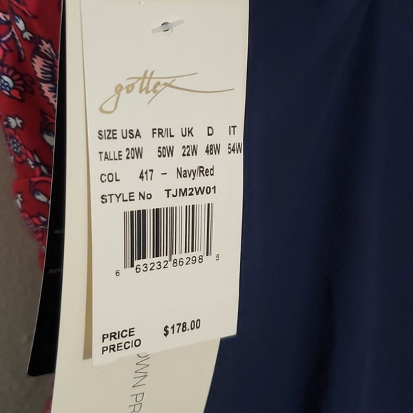 🆕️ PROFILE BY GOTTEX One Piece Swim Dress - Picture 5 of 10